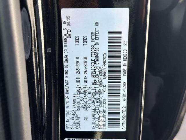 Photo of 2025 Black Toyota Tacoma