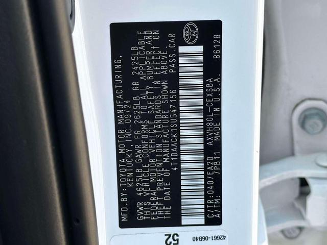 Photo of 2025 White Toyota Camry