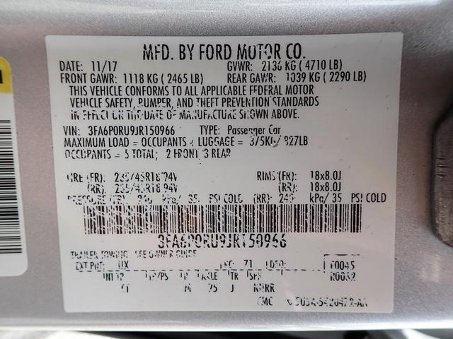 Photo of 2018 Ingot Silver Ford Fusion Hybrid