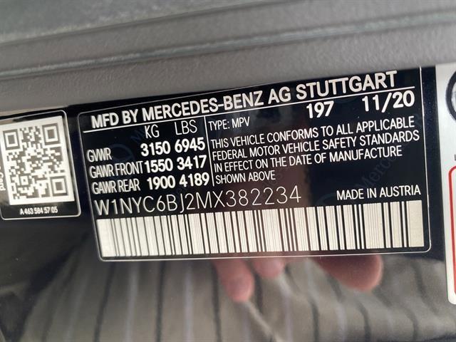 Photo of 2021 Obsidian Black Metallic Mercedes-Benz G-Class