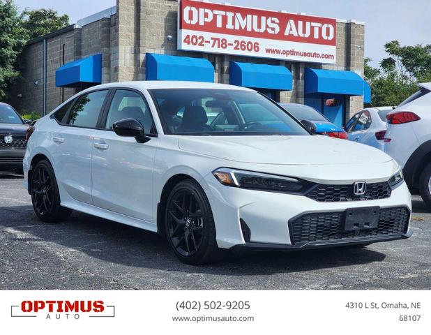 Photo of 2025 Platinum White Pearl Honda Civic