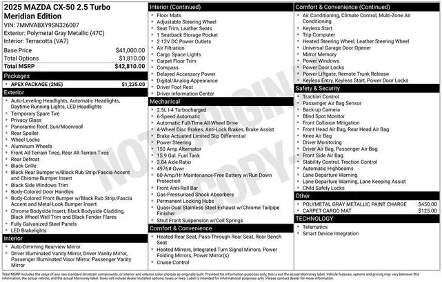 Photo of 2025 Polymetal Gray Metallic Mazda CX-50