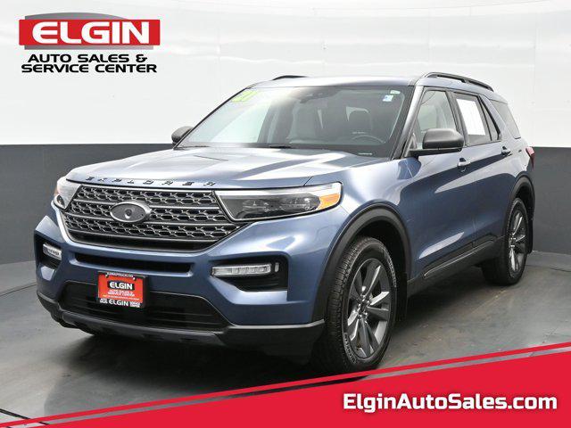 Photo of 2021 Blue Ford Explorer