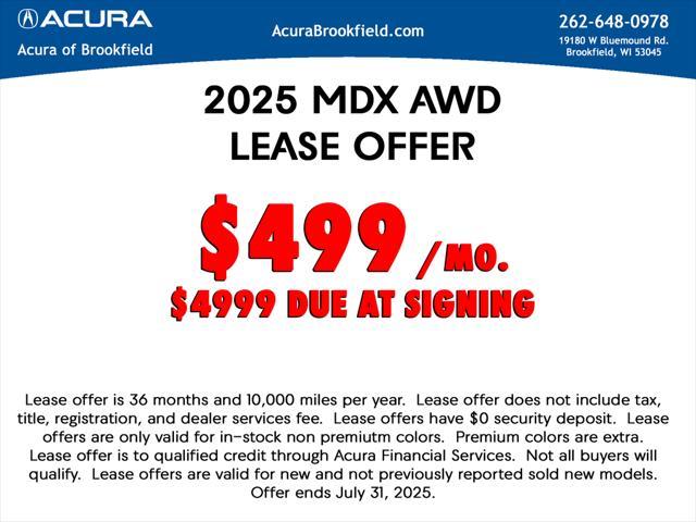 Photo of 2025 Platinum White Pearl Acura MDX