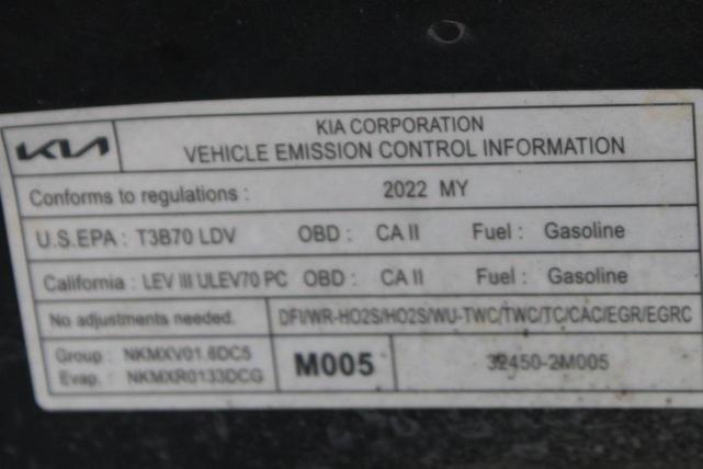 Photo of 2022 Ebony Black Kia K5