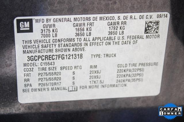 Photo of 2015 Tungsten Metallic Chevrolet Silverado 1500