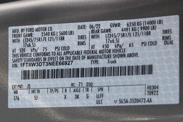 Photo of 2022 Iconic Silver Metallic Ford F-350