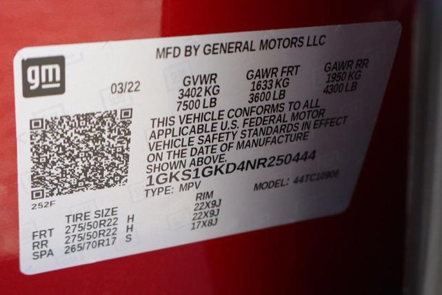 Photo of 2022 Cayenne Red Tintcoat GMC Yukon XL