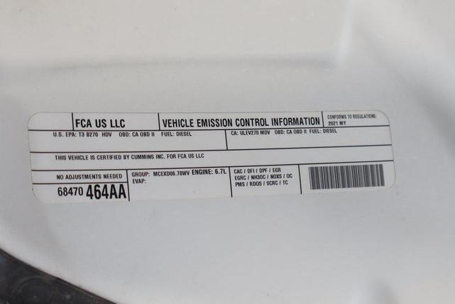 Photo of 2021 Bright White Clearcoat RAM 3500