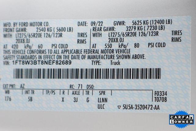 Photo of 2022 Star White Metallic Tri-Coat Ford F-350