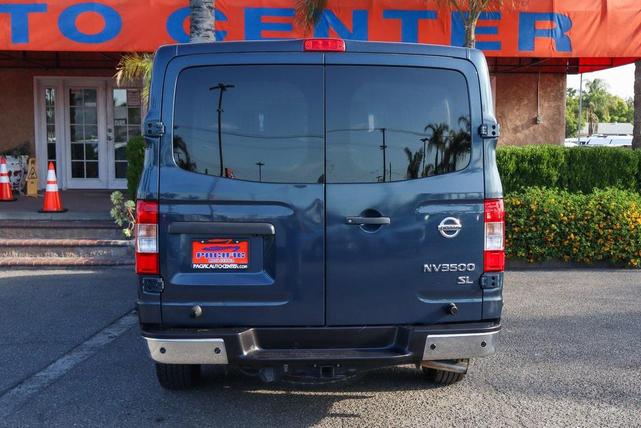 Photo of 2018 Arctic Blue Metallic Nissan NV Passenger NV3500 HD