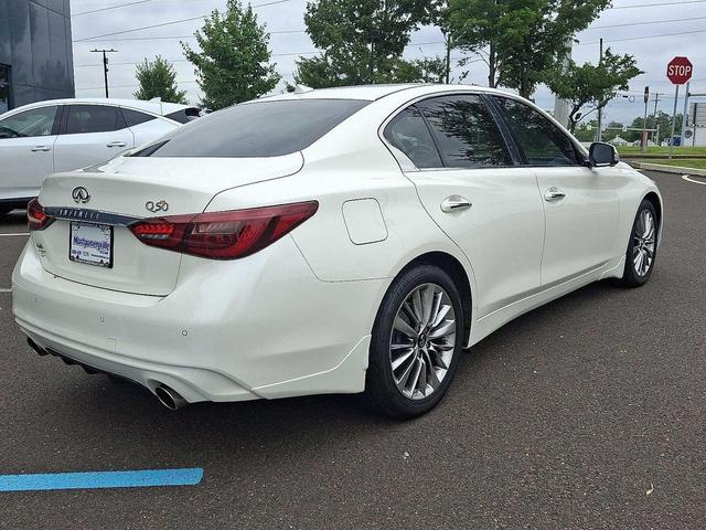 Photo of 2021 Majestic White INFINITI Q50