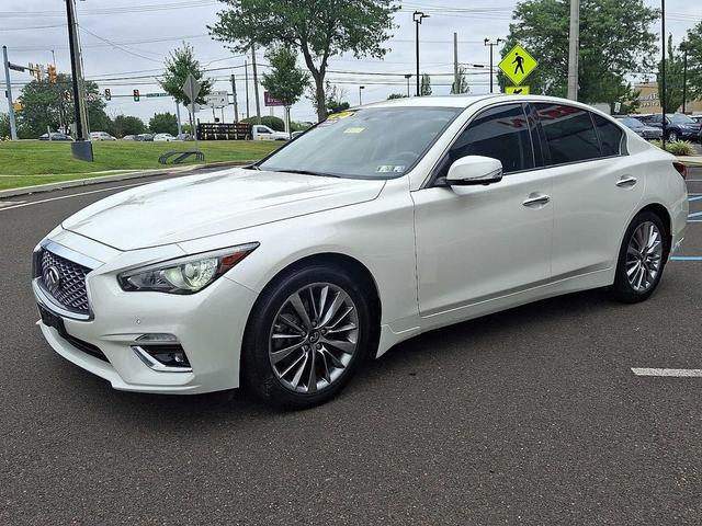 Photo of 2021 Majestic White INFINITI Q50