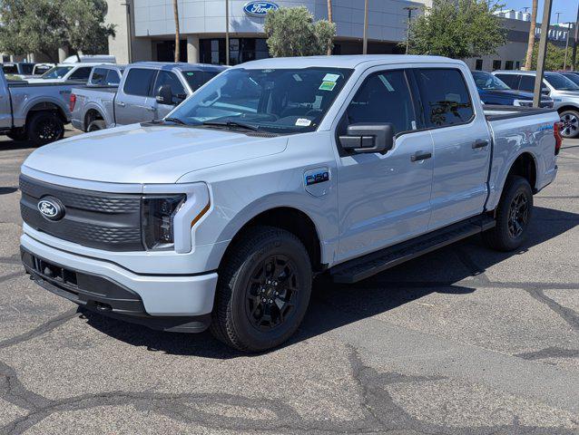 Photo of 2025 Space White Metallic Ford F-150 Lightning