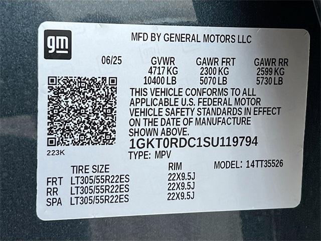 Photo of 2025 Graphite Blue Metallic GMC HUMMER EV SUV