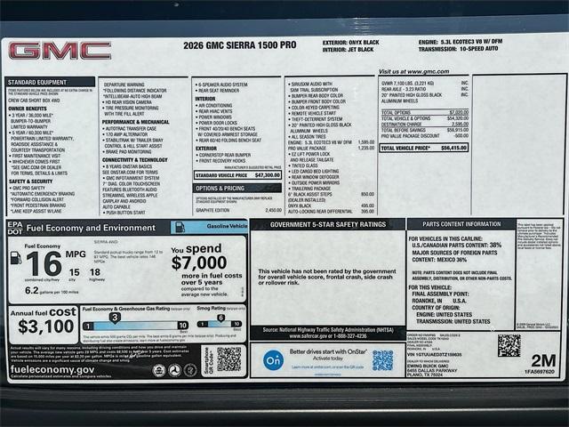 Photo of 2026 Onyx Black GMC Sierra 1500