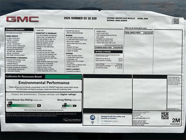 Photo of 2025 Graphite Blue Metallic GMC HUMMER EV SUV