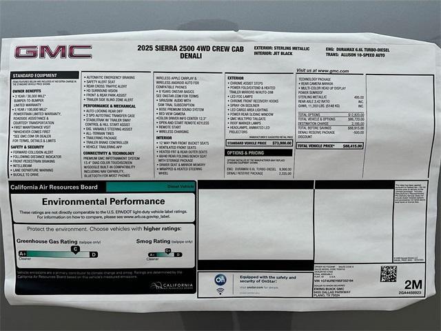 Photo of 2025 Sterling GMC Sierra 2500