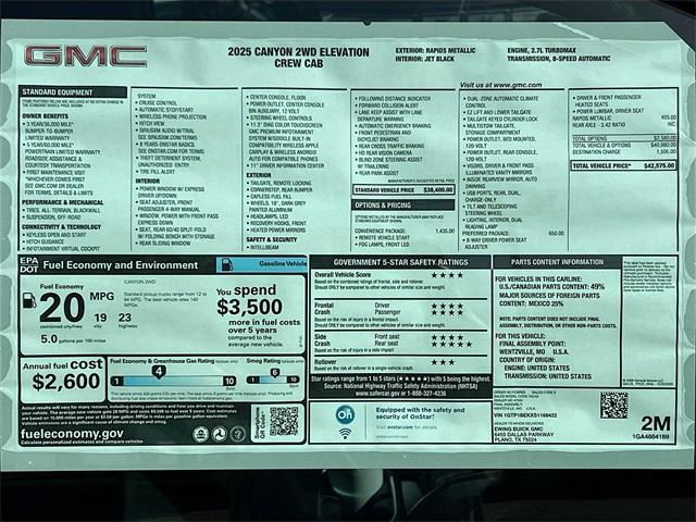 Photo of 2025 Metallic GMC Canyon