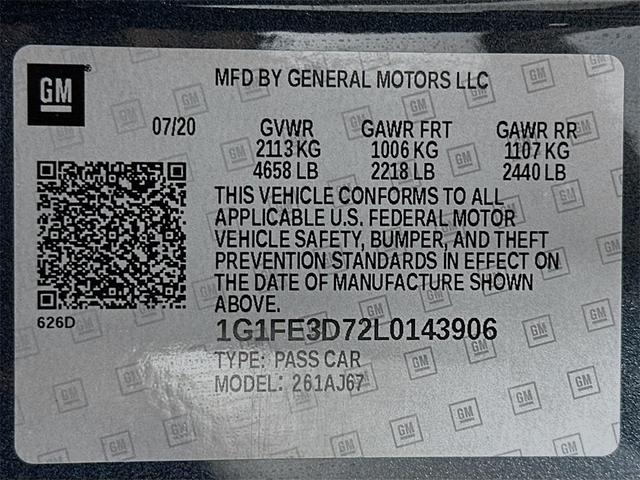 Photo of 2020 Shadow Gray Metallic Chevrolet Camaro