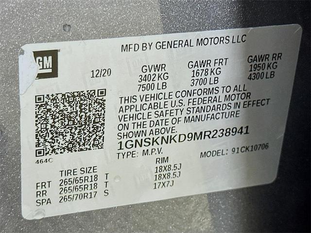 Photo of 2021 Satin Steel Metallic Chevrolet Tahoe