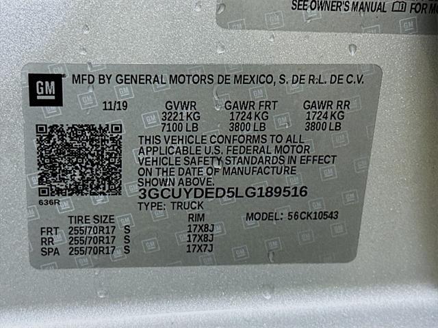 Photo of 2020 Silver Ice Metallic Chevrolet Silverado 1500