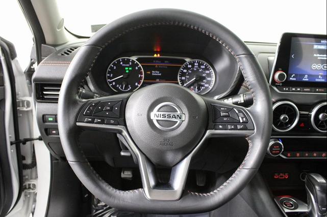 Photo of 2023 Aspen White Tricoat/Super Black Nissan Sentra