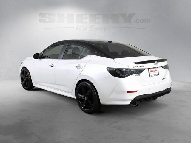 Photo of 2023 Aspen White Tricoat/Super Black Nissan Sentra