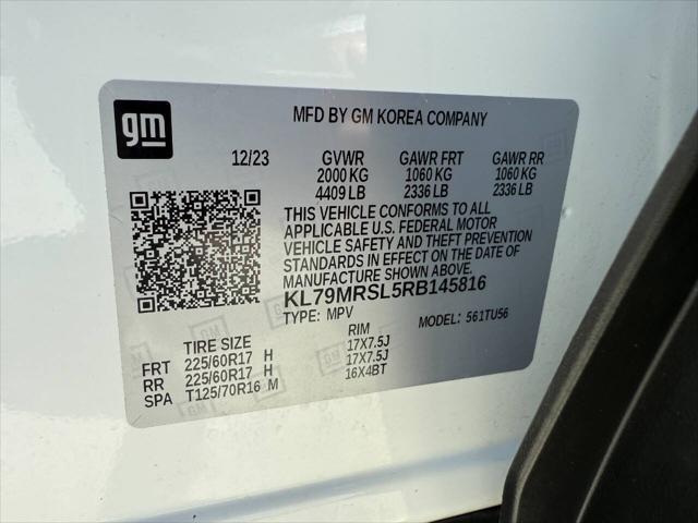 Photo of 2024 White Chevrolet Trailblazer