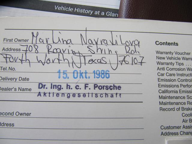 Photo of 1987 Veitian Blue Metallic Porsche 911