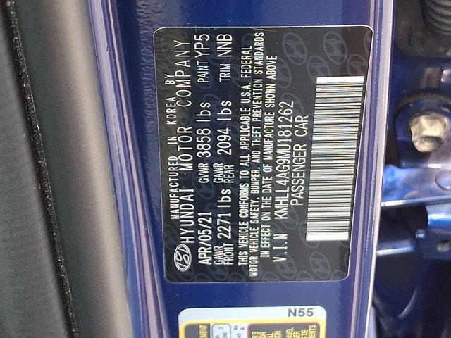 Photo of 2021 Intense Blue Hyundai ELANTRA