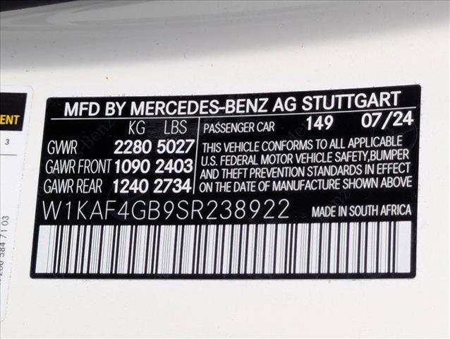 Photo of 2025 Polar White Mercedes-Benz C-Class