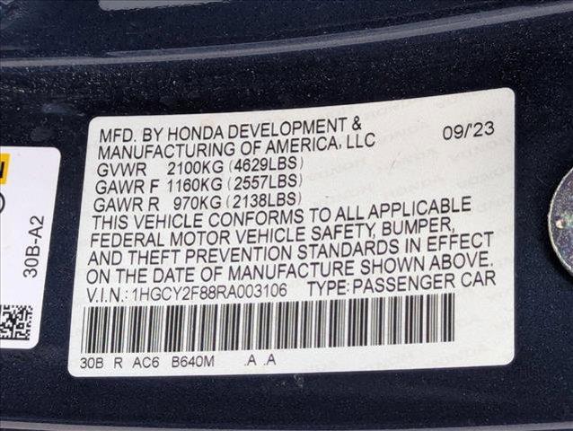 Photo of 2024 Canyon River Blue Metallic Honda Accord Hybrid