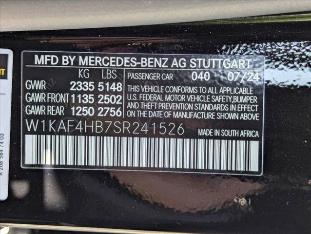 Photo of 2025 Black Mercedes-Benz C-Class