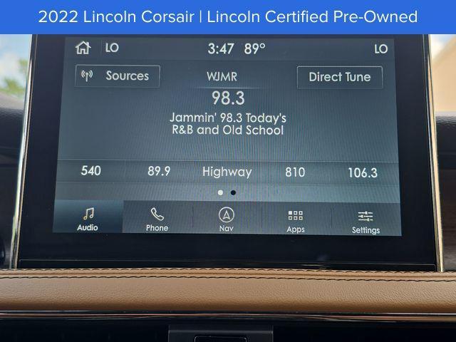 Photo of 2022 Infinite Black Metallic Clearcoat Lincoln Corsair