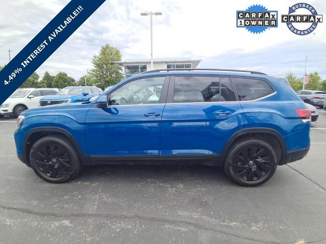 Photo of 2025 Mountain Lake Blue Metallic Volkswagen Atlas