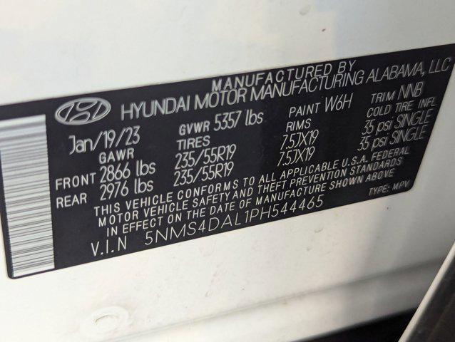 Photo of 2023 Serenity White Pearl Hyundai SANTA FE