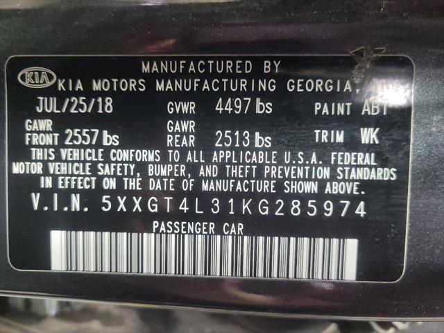 Photo of 2019 Platinum Graphite Kia Optima