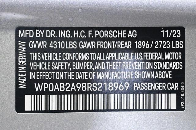 Photo of 2024 GT Silver Metallic Porsche 911
