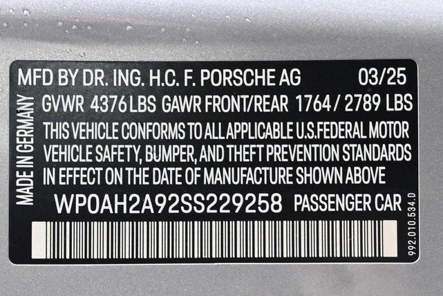 Photo of 2025 GT Silver Metallic Porsche 911