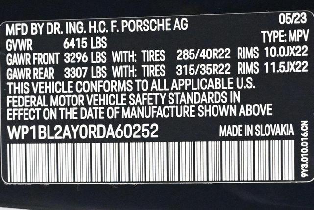 Photo of 2024 Black Porsche Cayenne