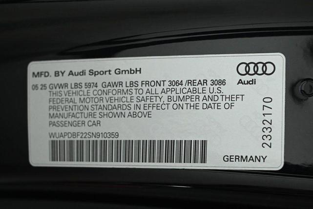 Photo of 2025 Sebring Black Crystal Effect Audi RS 7