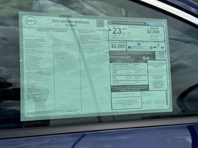 Photo of 2025 Deep Ocean Blue Pearl Nissan Murano