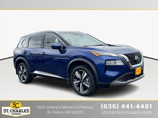 Photo of 2021 Caspian Blue Metallic Nissan Rogue