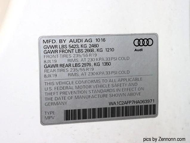 Photo of 2017 White Audi Q5