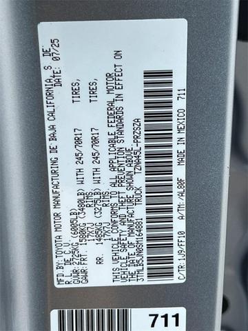 Photo of 2025 Celestial Silver Metallic Toyota Tacoma