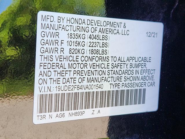 Photo of 2022 Black Acura ILX