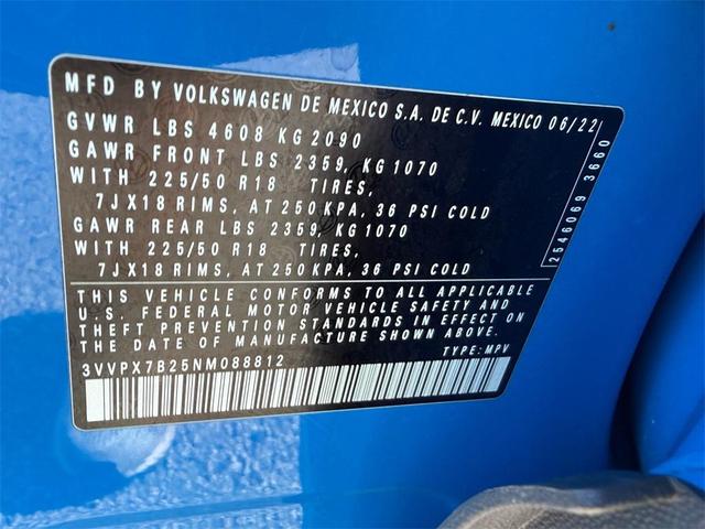 Photo of 2022 Blue Volkswagen Taos