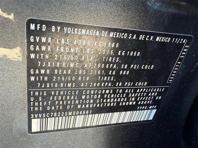 Photo of 2025 Platinum Gray Metallic Volkswagen Taos