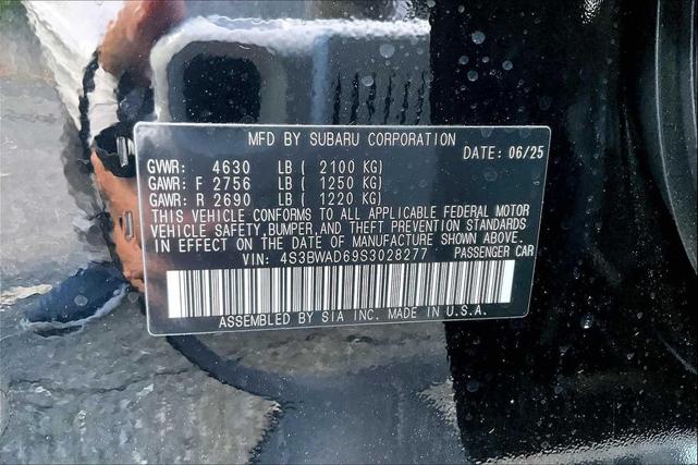 Photo of 2025 Crystal Black Silica Subaru Legacy
